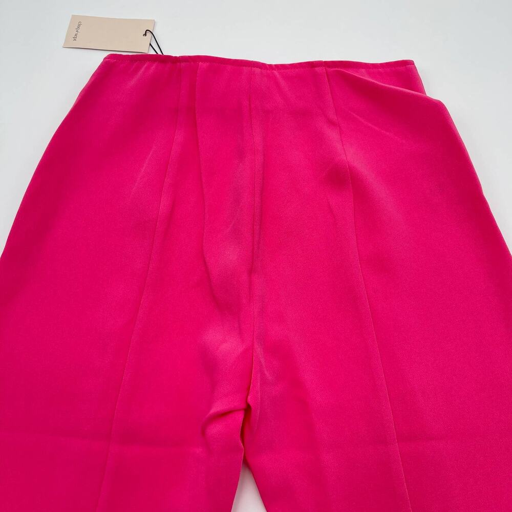 Cinq a Sept | NWT Pink Azalea Crepe Suit Kris Blazer Matching Brianne Pants 0 - Picture 13 of 16